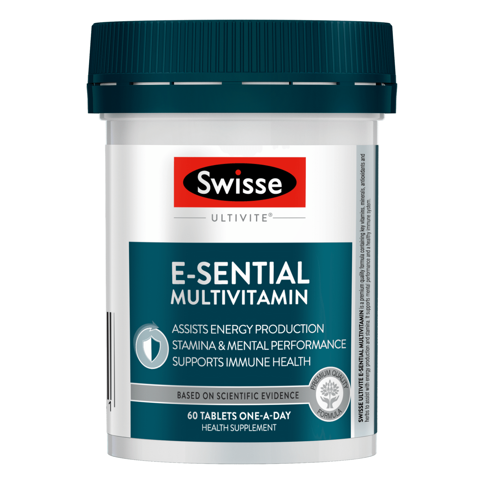 21036_Swisse_E-Sential60s_3DRendering_em_2.png 綜合多元維他命 60片裝 - Image 1
